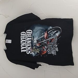 Lynyrd Skynyrd Rock & Rebels Tour 2009‎ T Shirt Size Large Gildan 100% Co…